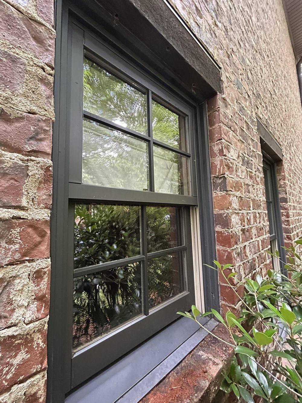 The same Auburn, AL windows crystal-clear and streak-free after a Window Wranglers cleaning